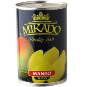 Mangų skiltelės kons. MIKADO, 420 g / 230 g